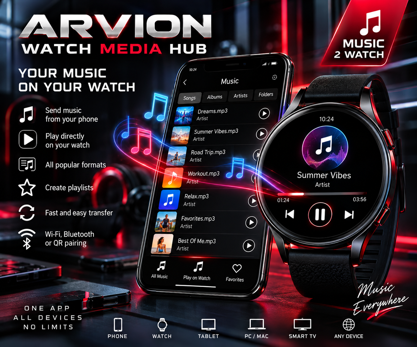 ARVION Watch Media Hub — App gallery 2