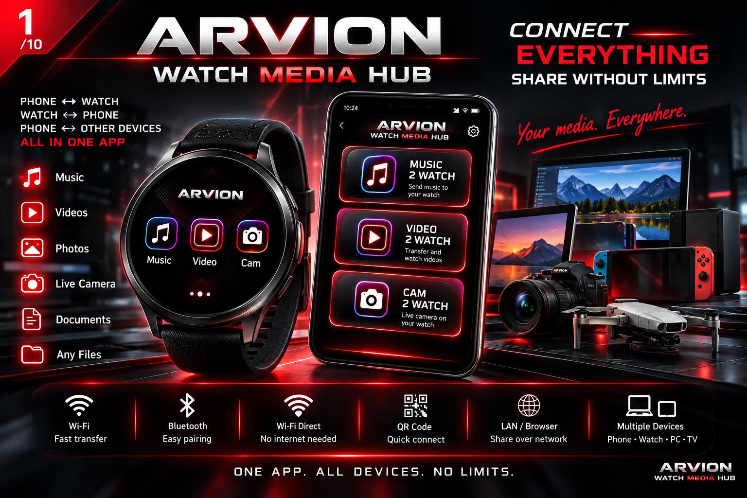 ARVION Watch Media Hub — App gallery 7