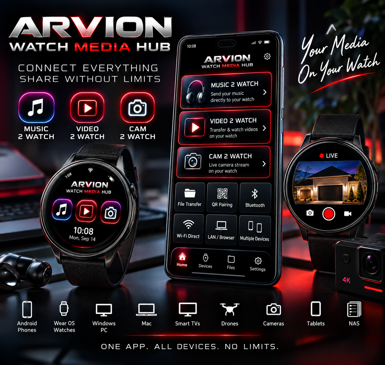 ARVION Watch Media Hub — App gallery 8