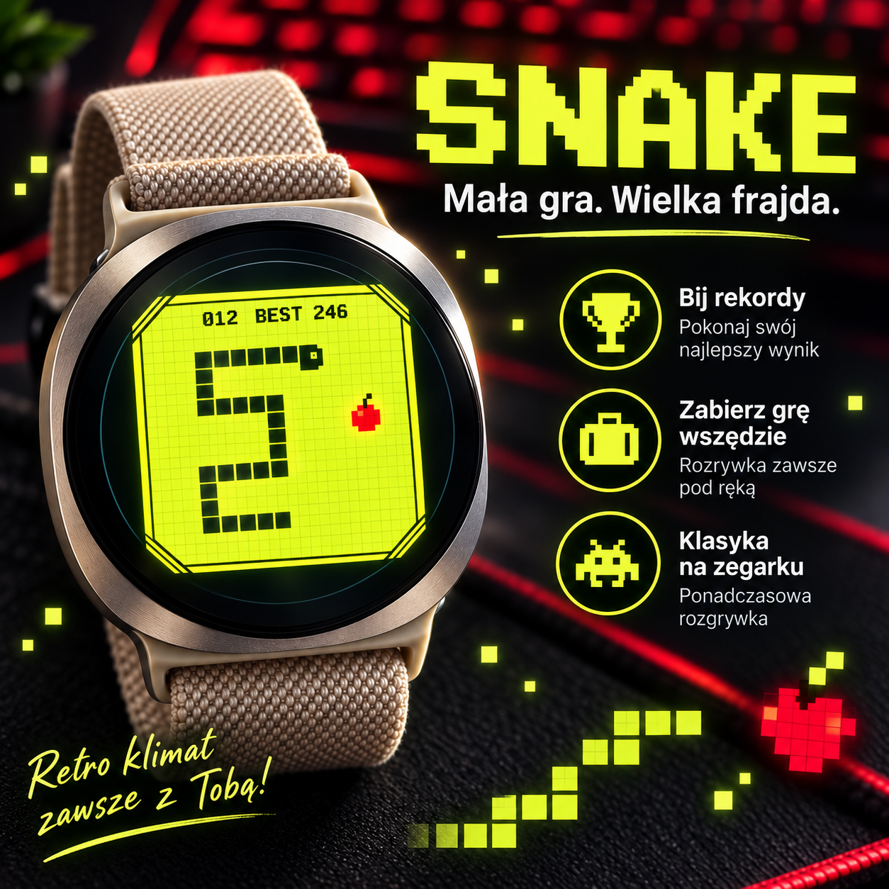 SNAKE · Wear OS – app screenshot 4