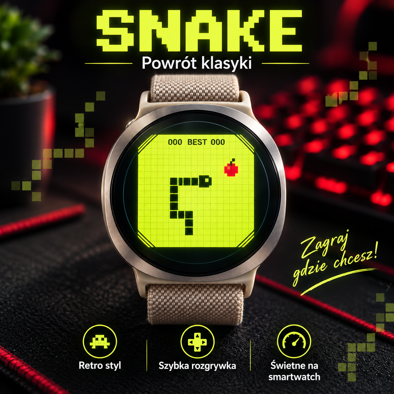 SNAKE · Wear OS – app screenshot 6
