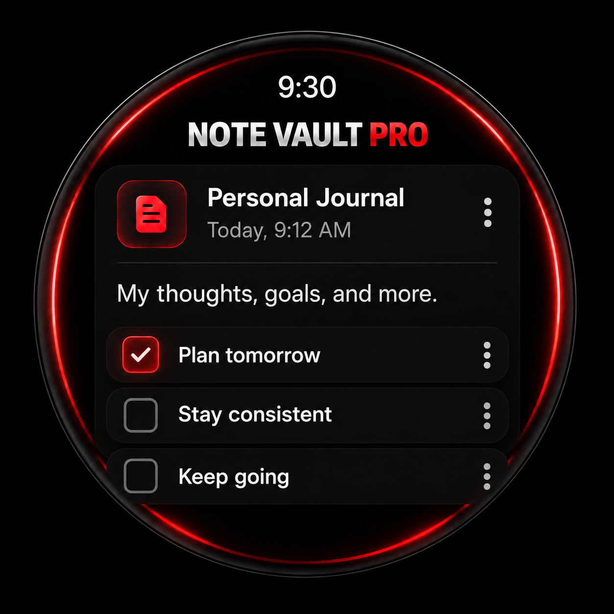 NOTE VAULT PRO — 7