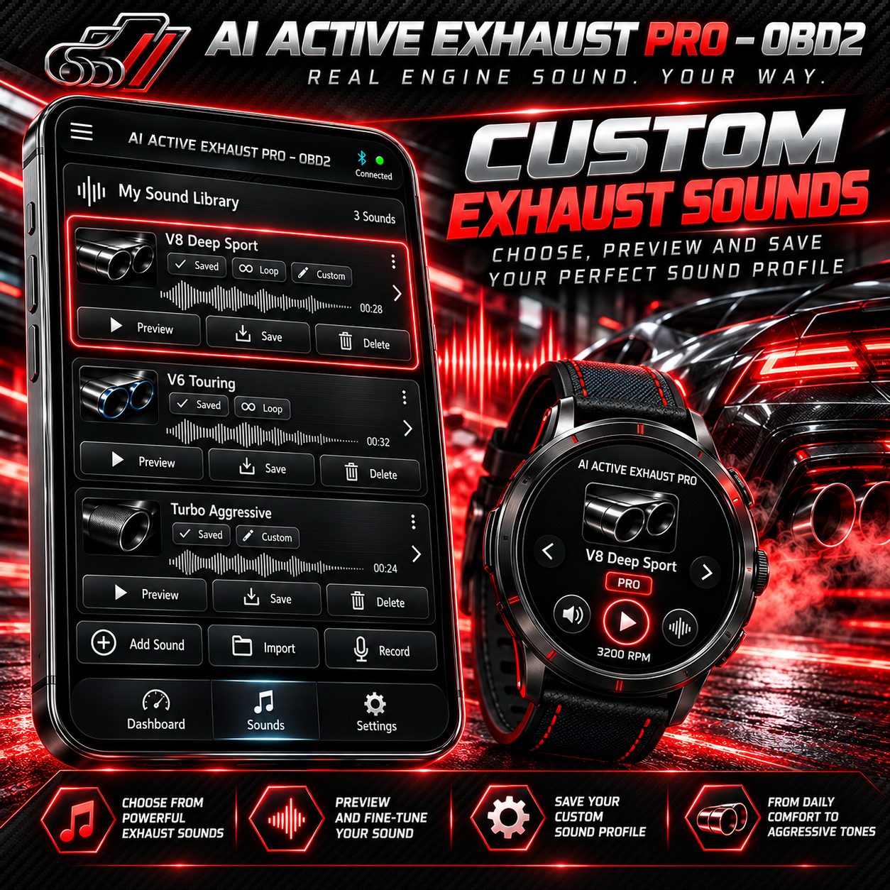 AI ACTIVE EXHAUST PRO – OBD2 — 6