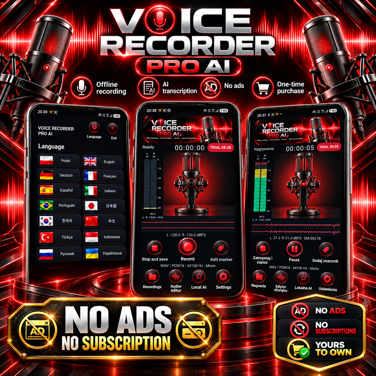 VOICE RECORDER PRO AI — 5